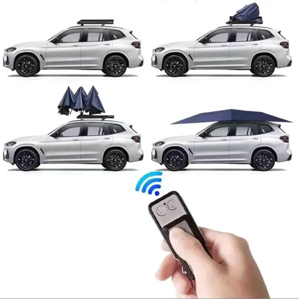 Fully Automatic Electric Car Umbrella with Remote Control - Image 3